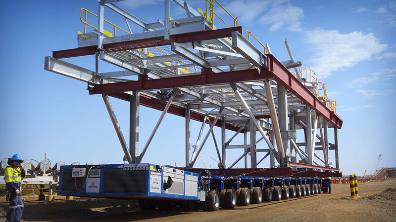 Treler Modular Digerakkan Sendiri