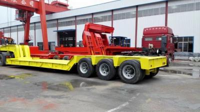 Gooseneck Low Flat Semi-treler