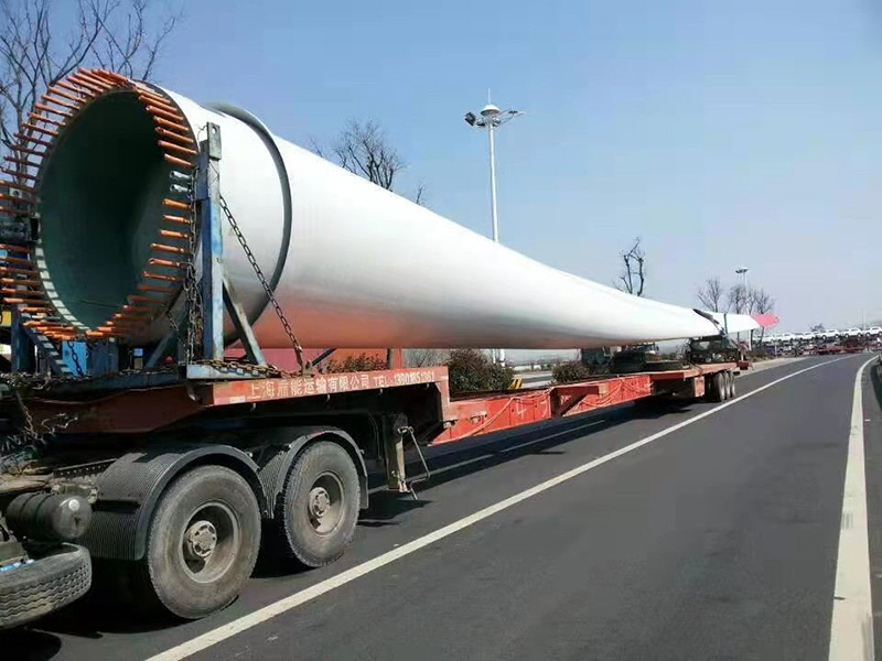 Treler Bilah Turbin Angin Wind Turbine Blade Trailer