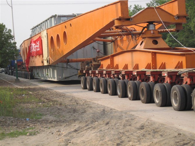 Treler Jambatan Grider 500tan 500tons Grider Bridge Trailer