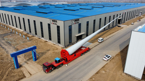 treler bilah kuasa angin wind power blade trailer